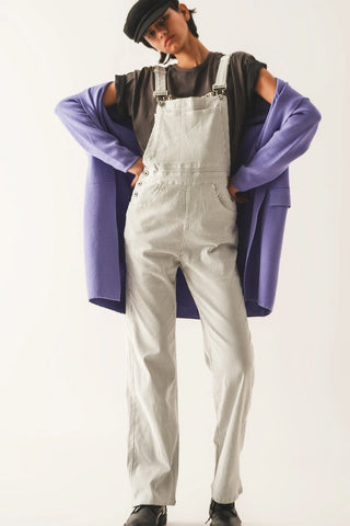 Grey Stripes Overalls