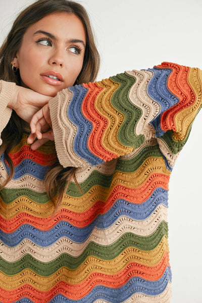 Color Block Sweater