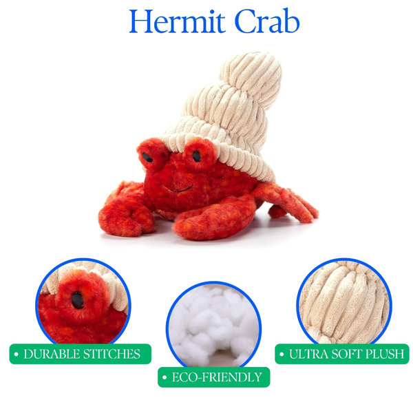 12" (23cm) Medium Wild Onez Hermit Crab Stuffed Animal