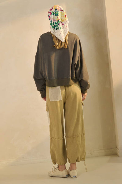 Cargo-style Wide-leg Pants