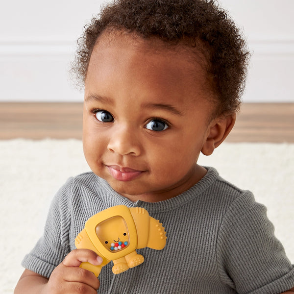 Sweetie Shake Plus™ - Teething + Rattle Toy (Croissant)