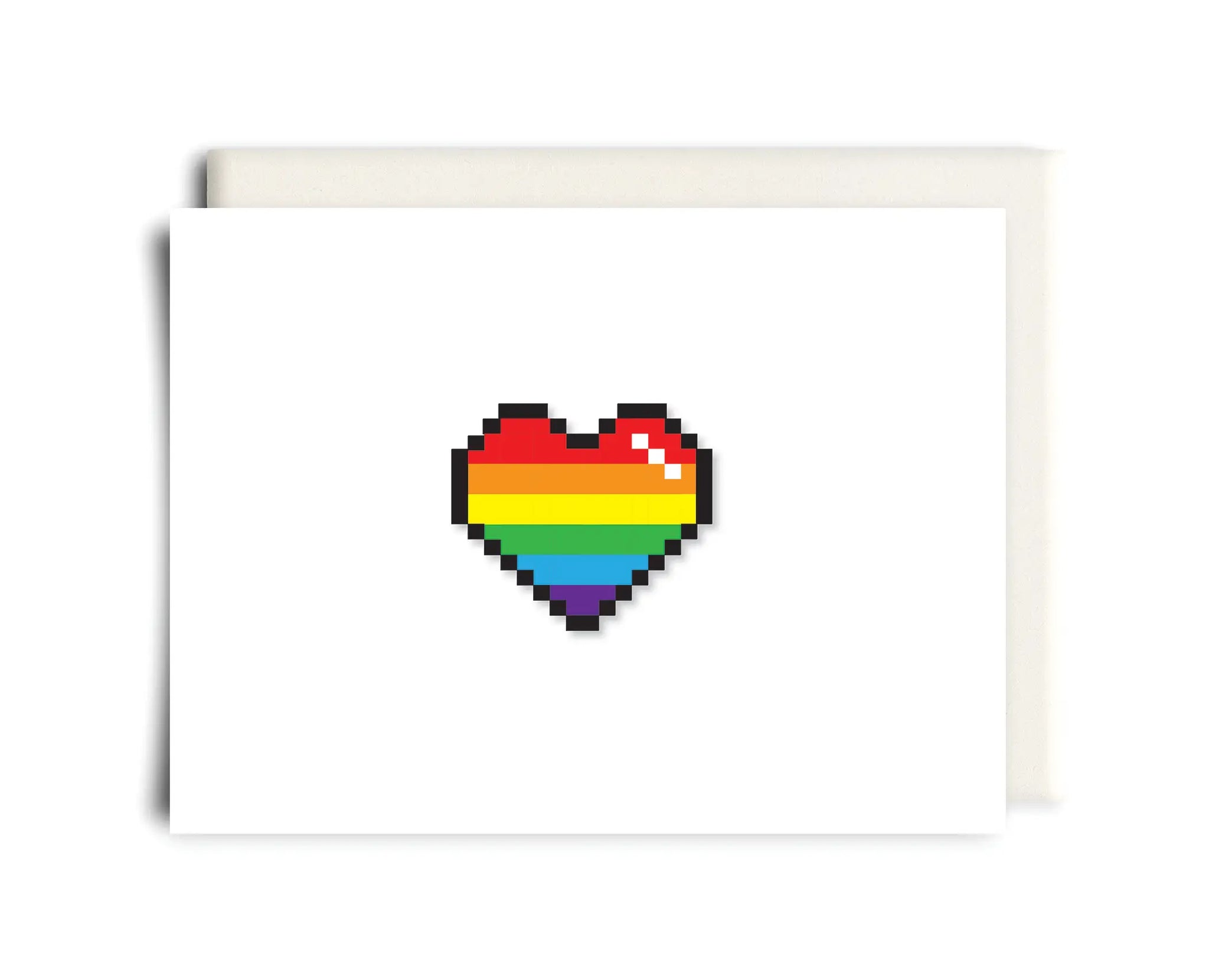 PIXEL HEART | LOVE GREETING CARD