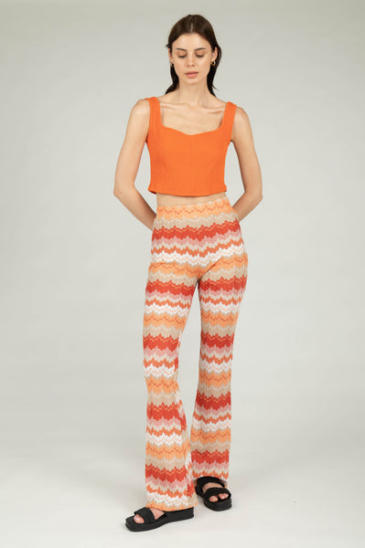 ORANGE FLARE PANT