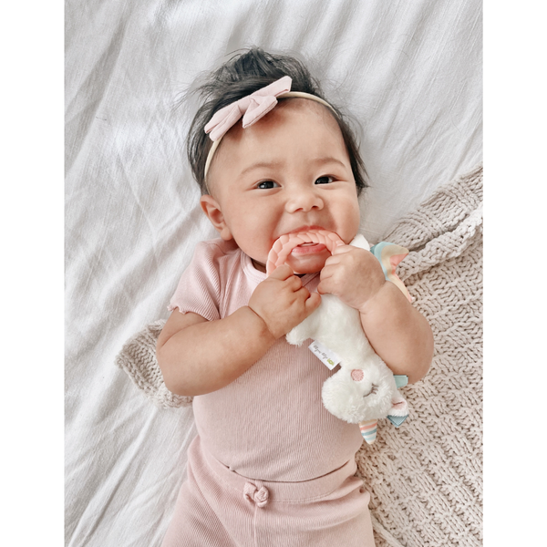 Unicorn Ritzy Rattle Pal™ Plush Rattle Pal with Teether