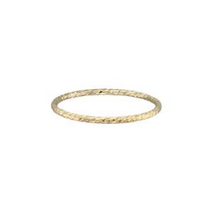 SPARKLE WIRE STACKER RING (GOLD & SILVER)