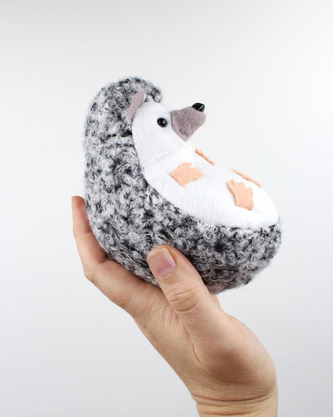 Hedgehog Hand Stitching Felt Kit - Short Fur