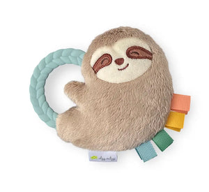 Sloth Ritzy Rattle Pal™ Plush Rattle Pal with Teether