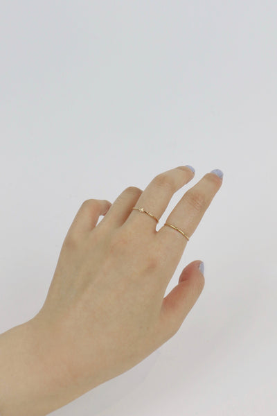 TINY STAR STACKING RING 14KT GOLD FILLED